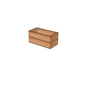 Кашпо из лиственницы / 30×60см Кашпо из лиственницы / 30×60см