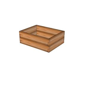 Высокая грядка из лиственницы / 60×80см Высокая грядка из лиственницы / 60×80см
