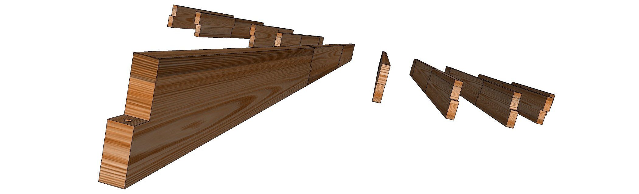 Размеры ограждений ЭкоДеко