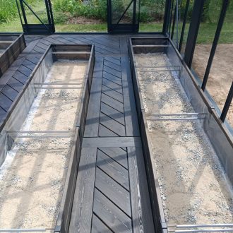 Грядки в теплицу и декинг - паркет / Развилка // Июнь 2024 6 Грядки теплицу и декинг - паркет / Развилка // Июнь 2024