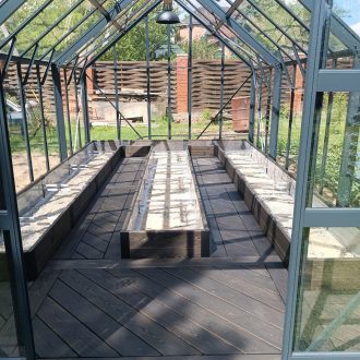 Грядки в теплицу и декинг - паркет / Развилка // Июнь 2024 10 Грядки теплицу и декинг - паркет / Развилка // Июнь 2024