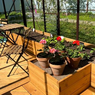 Грядки в теплицу и паркет / Раменский район // Июнь 2023 (обновление - май 2024)