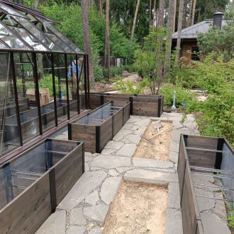 Большущий огород, теплица и паркет / КП Успенские дачи // Июнь 2024