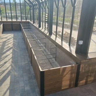 Самая большая теплица — оранжерея с высокими грядками / ЖК Will // Июнь 2024