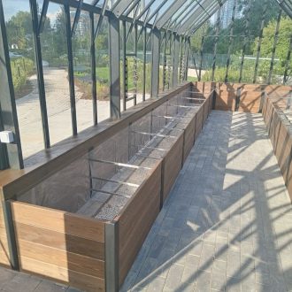 Самая большая теплица — оранжерея с высокими грядками / ЖК Will // Июнь 2024