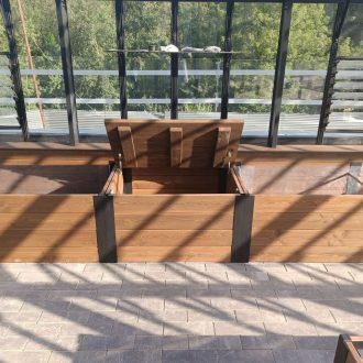 Самая большая теплица — оранжерея с высокими грядками / ЖК Will // Июнь 2024