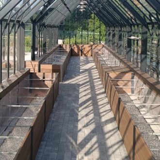 Самая большая теплица — оранжерея с высокими грядками / ЖК Will // Июнь 2024