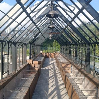 Самая большая теплица — оранжерея с высокими грядками / ЖК Will // Июнь 2024