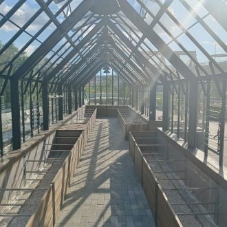 Самая большая теплица — оранжерея с высокими грядками / ЖК Will // Июнь 2024