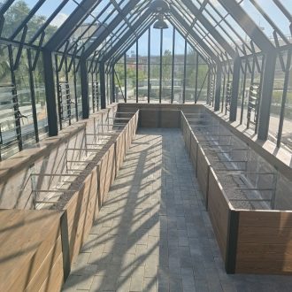 Самая большая теплица — оранжерея с высокими грядками / ЖК Will // Июнь 2024