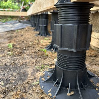 Открытая терраса из лиственницы / Мэдисон Парк // Июнь 2025