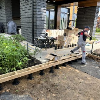 Открытая терраса из лиственницы / Мэдисон Парк // Июнь 2025