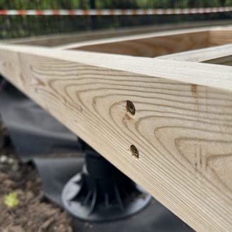 Открытая терраса из лиственницы / Мэдисон Парк // Июнь 2025