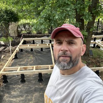 Открытая терраса из лиственницы / Мэдисон Парк // Июнь 2025