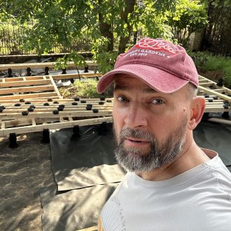 Открытая терраса из лиственницы / Мэдисон Парк // Июнь 2025