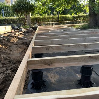 Открытая терраса из лиственницы / Мэдисон Парк // Июнь 2025