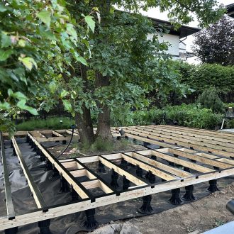 Открытая терраса из лиственницы / Мэдисон Парк // Июнь 2025