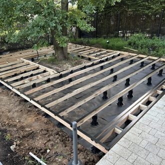 Открытая терраса из лиственницы / Мэдисон Парк // Июнь 2025