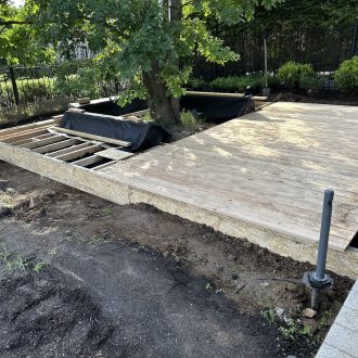 Открытая терраса из лиственницы / Мэдисон Парк // Июнь 2025