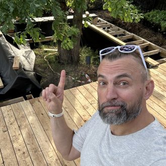 Открытая терраса из лиственницы / Мэдисон Парк // Июнь 2025