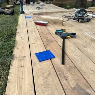 Открытая терраса из лиственницы / Мэдисон Парк // Июнь 2025