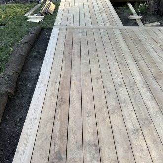 Открытая терраса из лиственницы / Мэдисон Парк // Июнь 2025