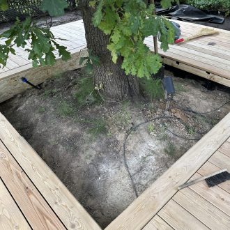 Открытая терраса из лиственницы / Мэдисон Парк // Июнь 2025