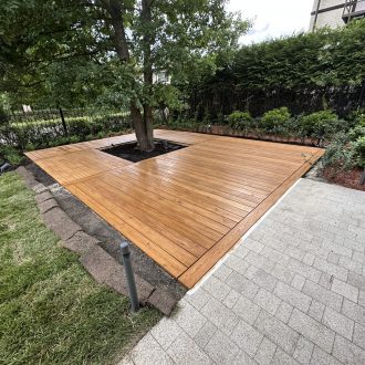 Открытая терраса из лиственницы / Мэдисон Парк // Июнь 2025