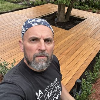 Открытая терраса из лиственницы / Мэдисон Парк // Июнь 2025