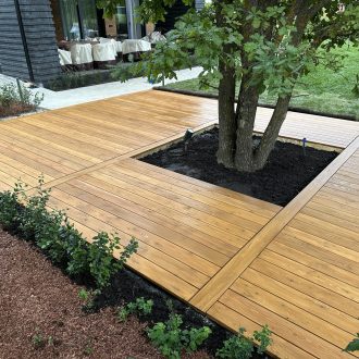 Открытая терраса из лиственницы / Мэдисон Парк // Июнь 2025