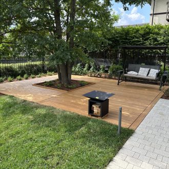 Открытая терраса из лиственницы / Мэдисон Парк // Июнь 2025