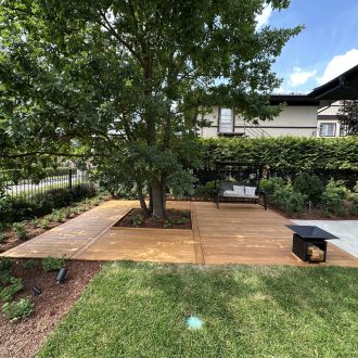 Открытая терраса из лиственницы / Мэдисон Парк // Июнь 2025