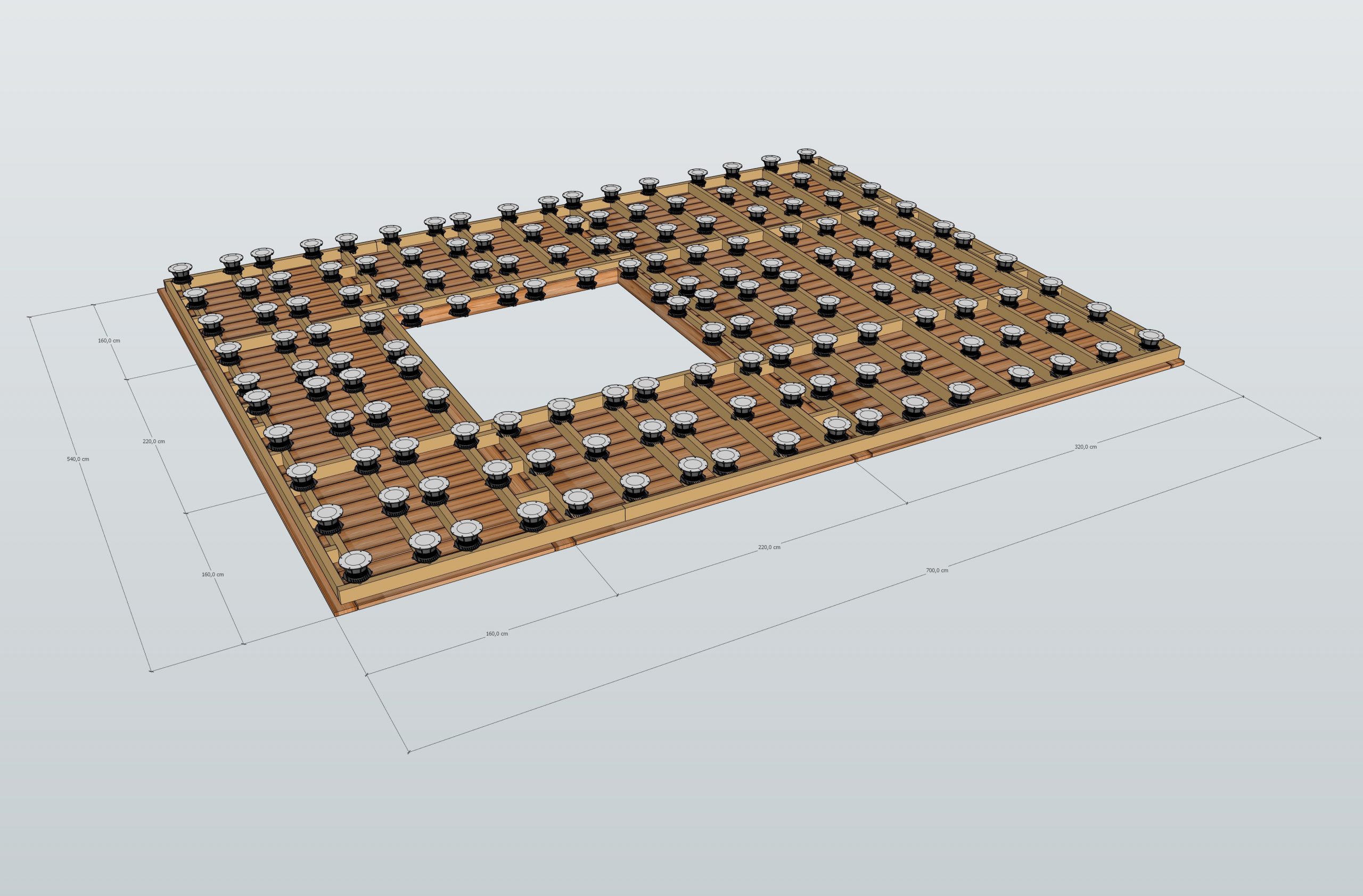 Открытая терраса из лиственницы / Мэдисон Парк // Июнь 2025