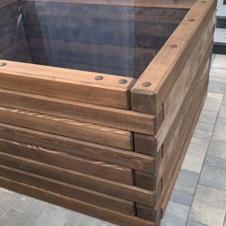 Грядки из бруса лиственницы / Чеховский район // Июнь 2025