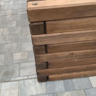 Грядки из бруса лиственницы / Чеховский район // Июнь 2025