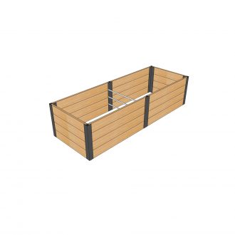 Высокая грядка из лиственницы ЭкоДеко ПРО // 233х80 / 56см